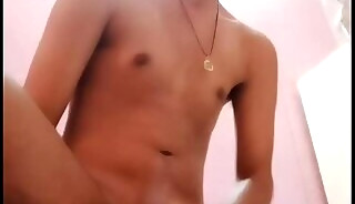 Asian guy masturbates fucking porn