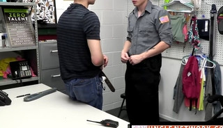 Gay Darron Bluu dominated raw by Cole Church's big black dick