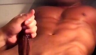 Cum-control with a very big Asian cock
