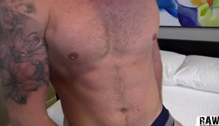 RAWFUCKBOYS - Bodybuilder Logan Carter Jerks off his Massive Cock