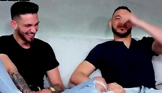 IR stud gets bareback banged by black BF after casting