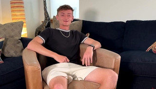 Young Straight Tennis Players Shows off his Lean Body & Massive Uncut Cock & Cums Everywhere!