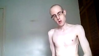 In stockings and panties