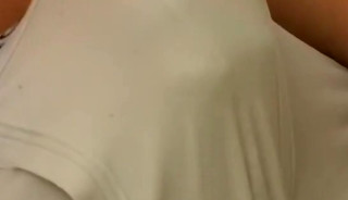 Twink Cristian cums in undies after jerking and showering