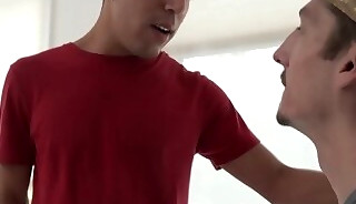 Petite Latino twink in heat mating with extremely well-hung stallion!