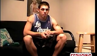 Real straight thug cocksucked by mature auntie