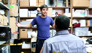 Cock sucking shoplifter gets raw fucked