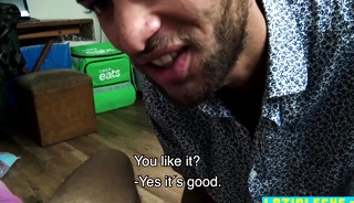Horny latino strokes hunks rod and fucked anal bareback
