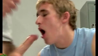 Hot gay jocks fucking in locker room