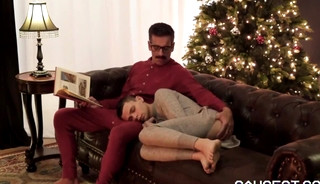 Mr. Cox and His Nephew Austin - Xmas Sleepy Time