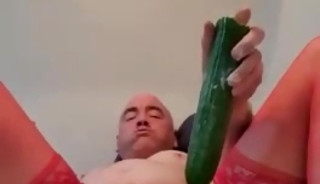 Anal penetration, Food insertion, Crossdressing