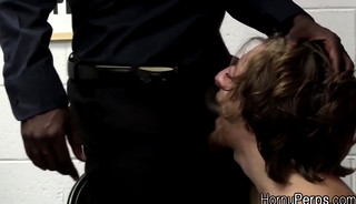 Thief big black cocked bareback style at the office