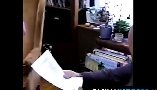 Young boy Noah White's ass was covered with cum as his father shots his load over him