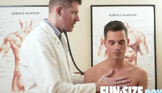 FunSizeBoys - Tall Hung Doctor plows petite muscular twink bareback