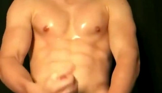 Twink oiled jerk off
