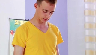 Demas enjoys some twink vibrator play