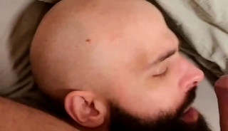 Sucking and Swallowing a Huge, Thick Uncut British Cock with Intense Eye Contact and Desire