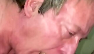 Swallowing a 9” Latino Cock and Gagging