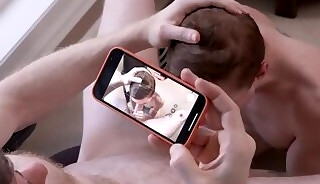 Doctor Legrand Wolf pulls Tome Bently up close and kisses him again and again