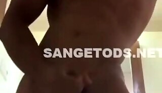 Indonesian guy jerking solo