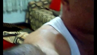 Turkish old grandpa wanking