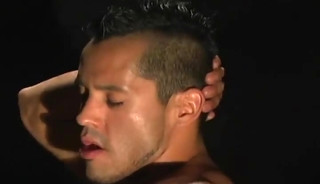 Handsome Latino Twink In Leather Boots Gaint Dildo Fetish