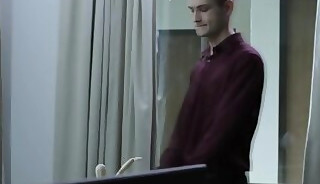 Office Threeway Gay Anal Fucking with Co-Workers