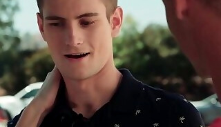 Twink College Gay Drilled in the Bedroom by Hunk Dude