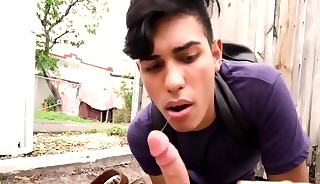 Straight boy twinkified for cash