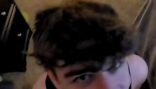 Cumming on my twink boyfriends face