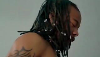 Black Stud bareback threesome- CarnalHD