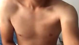 Sweet peruvian chico plays with himself