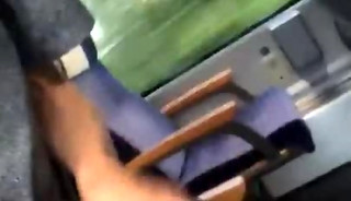 Handsome German jerking off dangerously in public places: train, plane, office