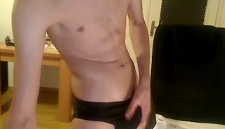 Soft cock in underware
