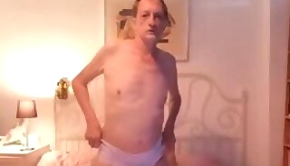 stripping naked in bed