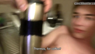 eighteen years old student with lean and young body