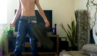 Skinny Boy Stripping, Teasing & Wanking