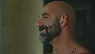 DILF Drew Sebastian cum very hard while stepson fucks him