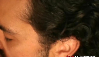 Twisting and jerking for emo amateur man with big hard cock