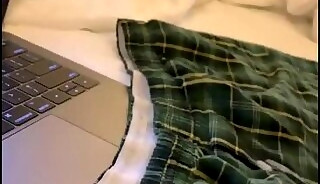 Shy teenager Bisexual posted his first jerk off videos