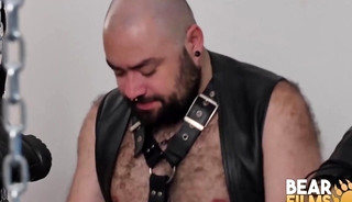 BEARFILMS Wild BDSM Bareback with Bear Silian and Tom Fox