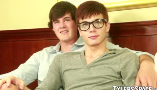 Twink cock riding action with anal fun after cock sucking