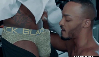 Rich black gay fucked by his personal chef