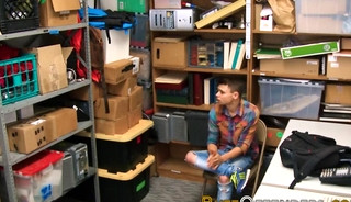 Teen twink shoplifter