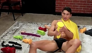 IR cosplay stud barebacked by Black top in leather