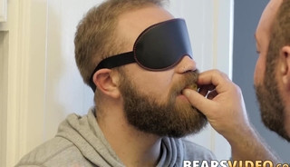 Hairy daddy teases chubby hunk before hardcore barebacking