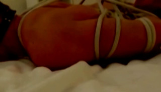 Tying up and rough torment for hunk that enjoys the feeling