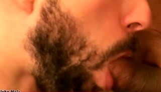 Latino muscled guy in a foreplay