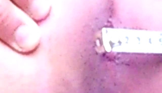 Dildo huge ass hole penetration