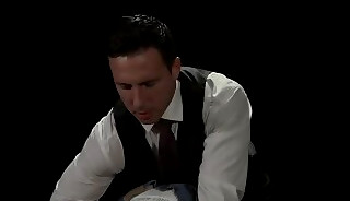 Petite slave Milo Miles open wide his legs for a dick